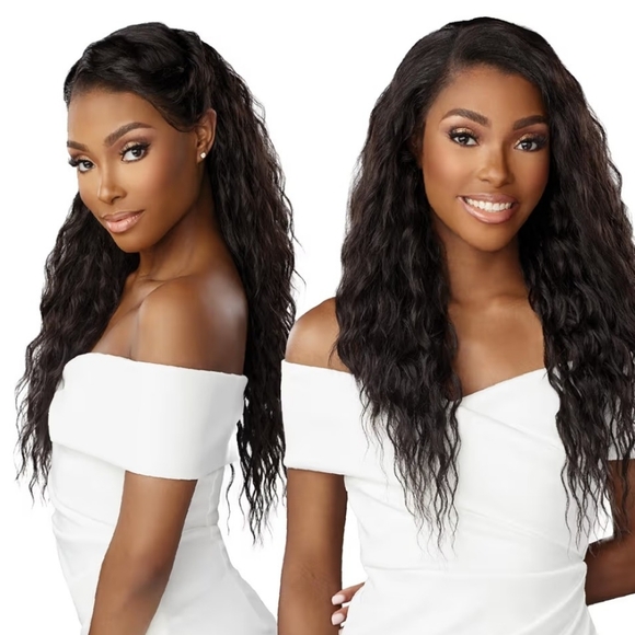 Sensationnel Other - Sensationnel Bare Lace 13x6 Glueless Pre-plucked Dark Brown Long Wavy Wig